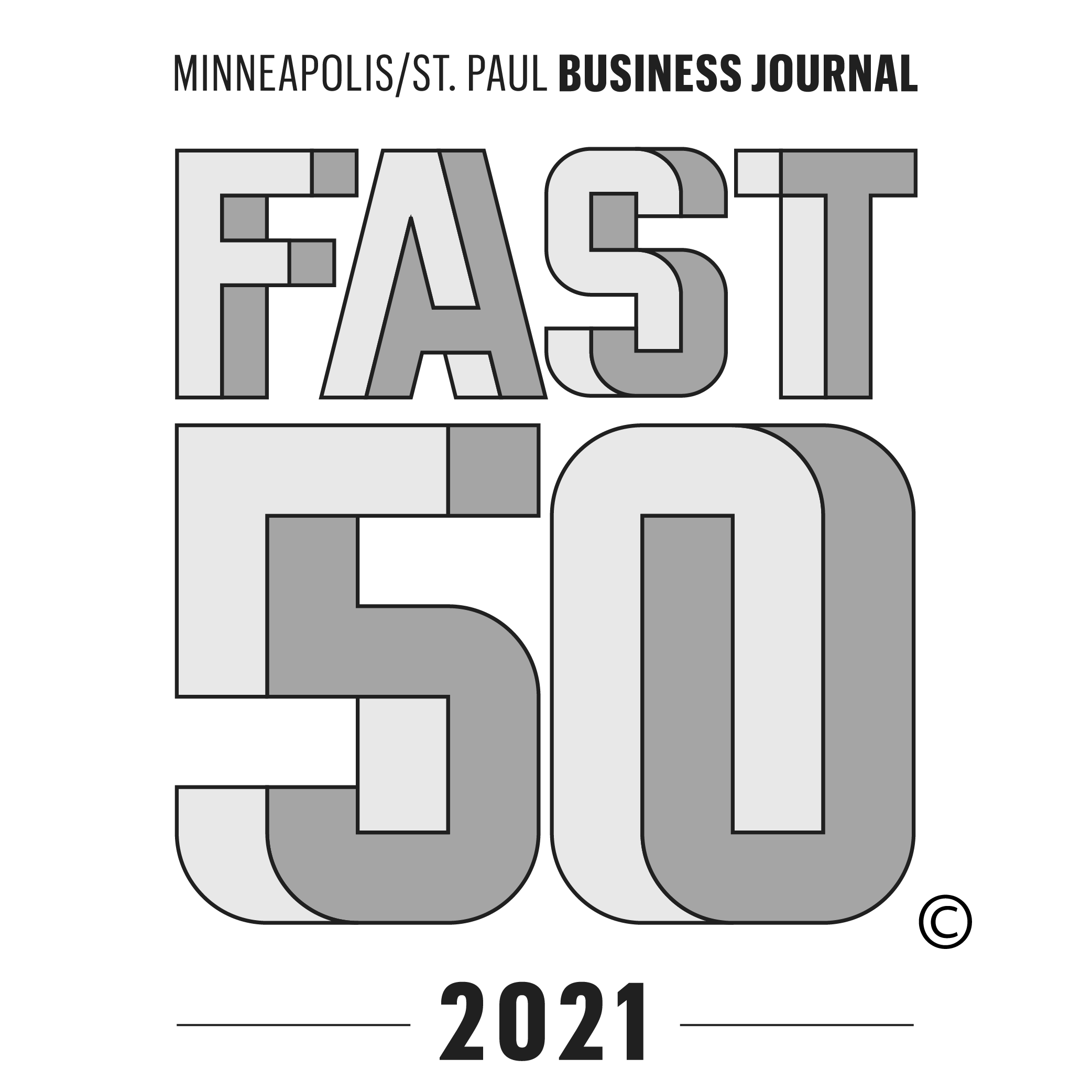 Fast50 Logo BW